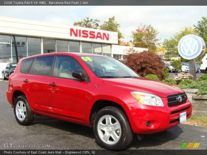 Barcelona Red Pearl / Ash 2008 Toyota RAV4 V6 4WD