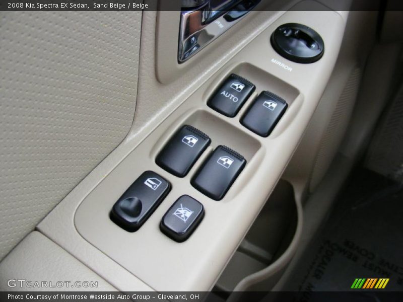 Sand Beige / Beige 2008 Kia Spectra EX Sedan