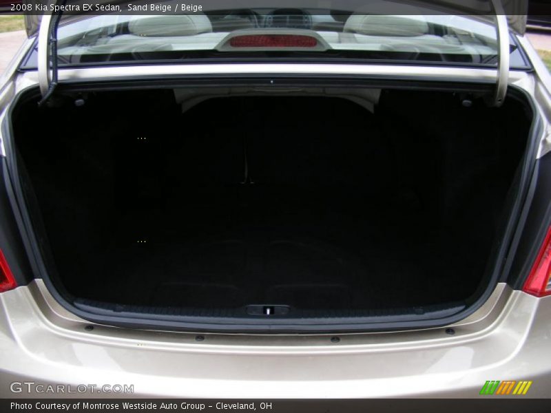 Sand Beige / Beige 2008 Kia Spectra EX Sedan