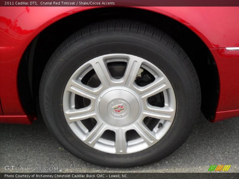 Crystal Red Tintcoat / Shale/Cocoa Accents 2011 Cadillac DTS