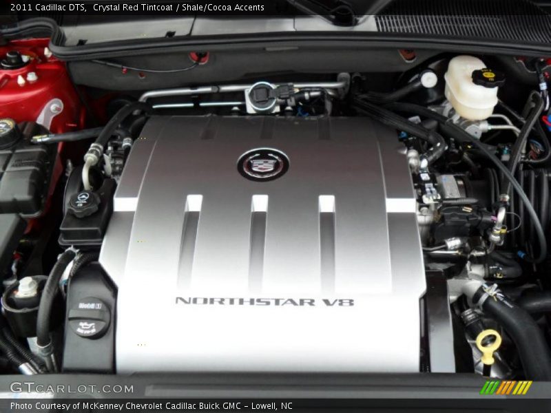 Crystal Red Tintcoat / Shale/Cocoa Accents 2011 Cadillac DTS