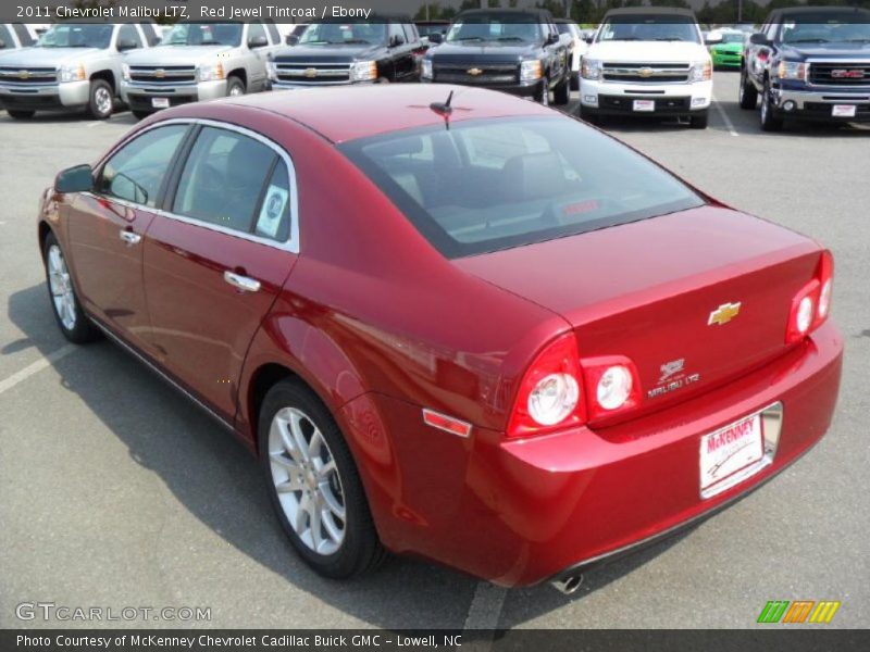 Red Jewel Tintcoat / Ebony 2011 Chevrolet Malibu LTZ