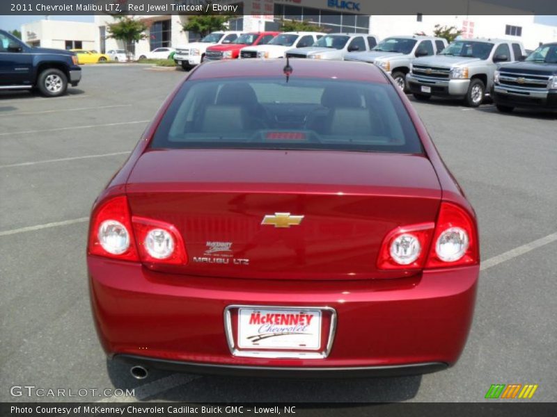 Red Jewel Tintcoat / Ebony 2011 Chevrolet Malibu LTZ