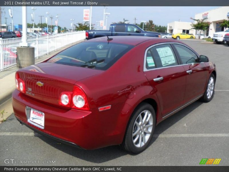 Red Jewel Tintcoat / Ebony 2011 Chevrolet Malibu LTZ