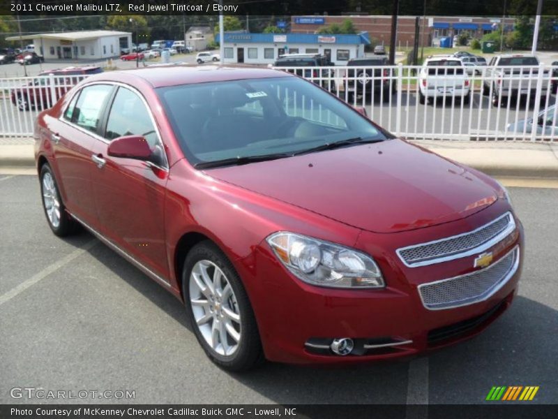Red Jewel Tintcoat / Ebony 2011 Chevrolet Malibu LTZ