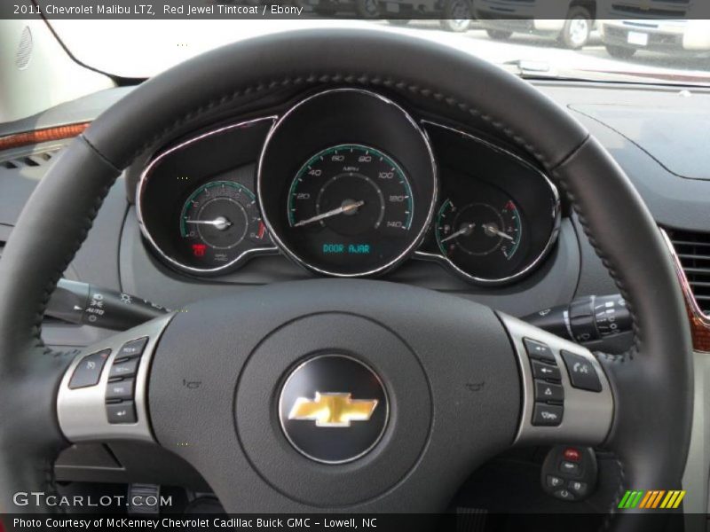 Red Jewel Tintcoat / Ebony 2011 Chevrolet Malibu LTZ