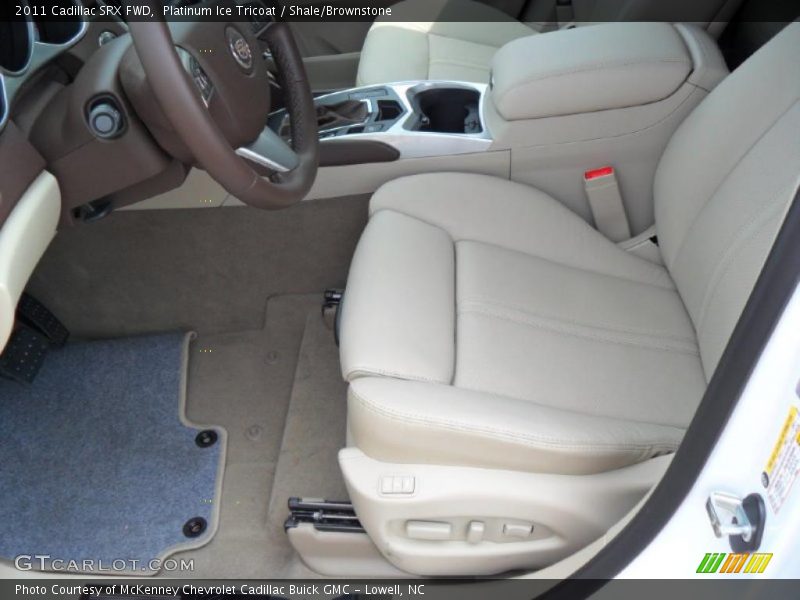 Platinum Ice Tricoat / Shale/Brownstone 2011 Cadillac SRX FWD