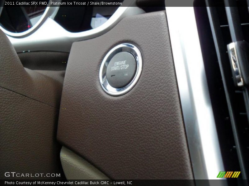 Platinum Ice Tricoat / Shale/Brownstone 2011 Cadillac SRX FWD