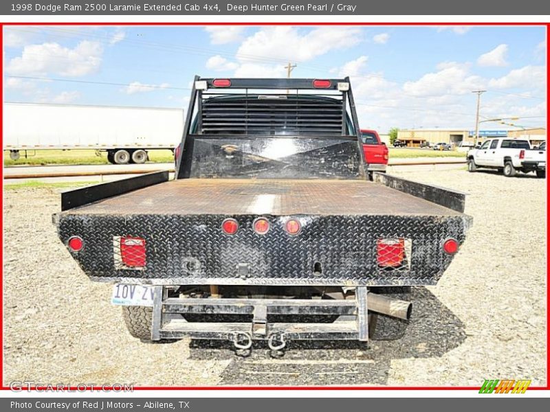 Deep Hunter Green Pearl / Gray 1998 Dodge Ram 2500 Laramie Extended Cab 4x4