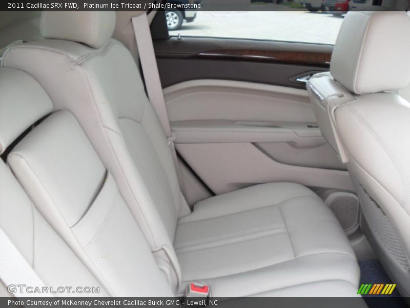 Platinum Ice Tricoat / Shale/Brownstone 2011 Cadillac SRX FWD