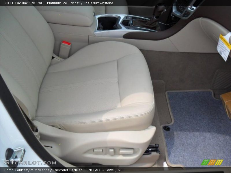 Platinum Ice Tricoat / Shale/Brownstone 2011 Cadillac SRX FWD