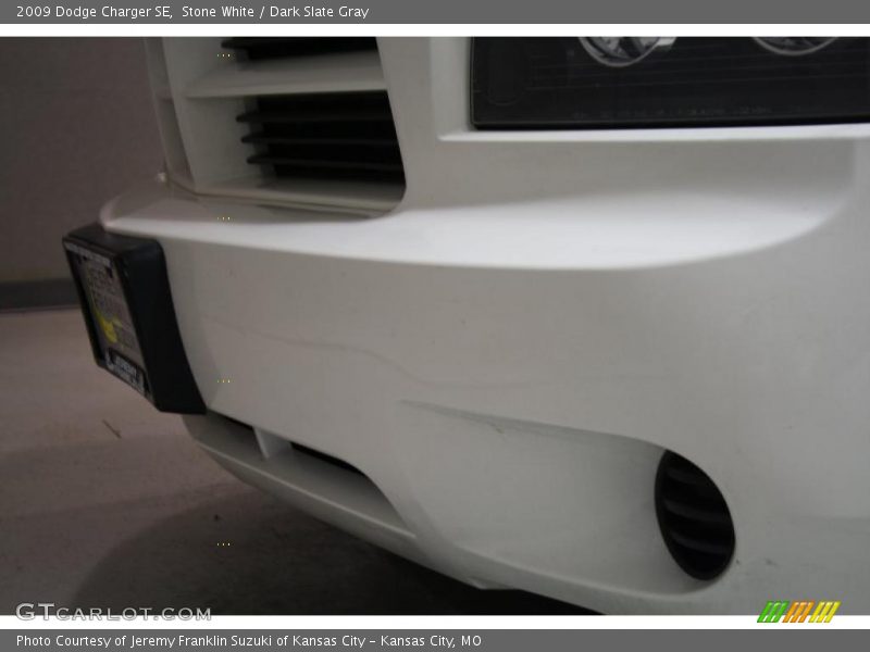 Stone White / Dark Slate Gray 2009 Dodge Charger SE