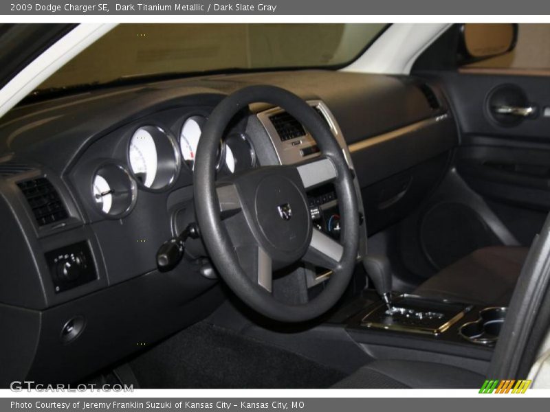 Dark Titanium Metallic / Dark Slate Gray 2009 Dodge Charger SE