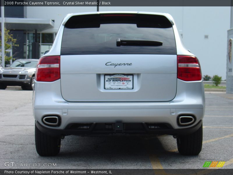 Crystal Silver Metallic / Black 2008 Porsche Cayenne Tiptronic