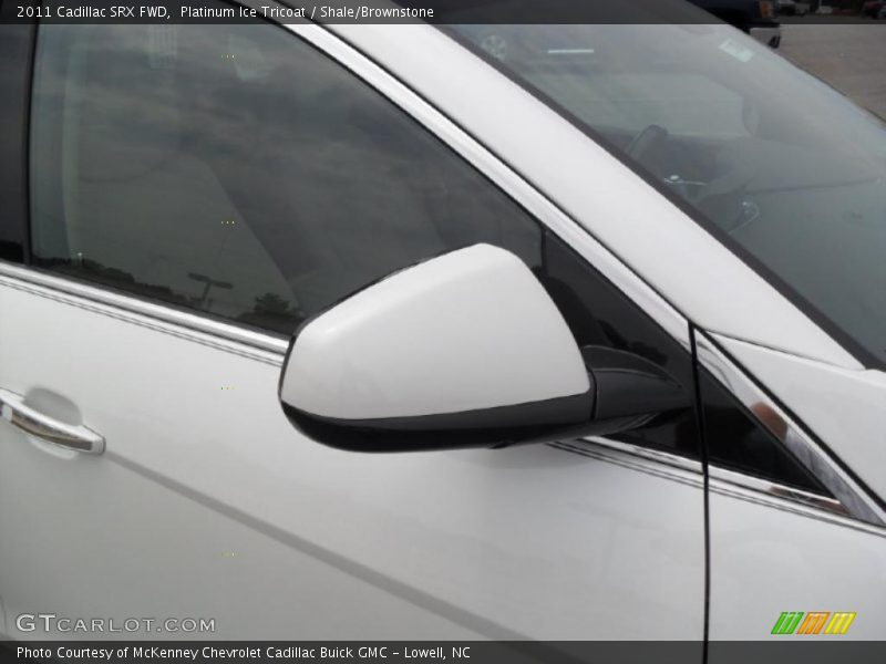 Platinum Ice Tricoat / Shale/Brownstone 2011 Cadillac SRX FWD