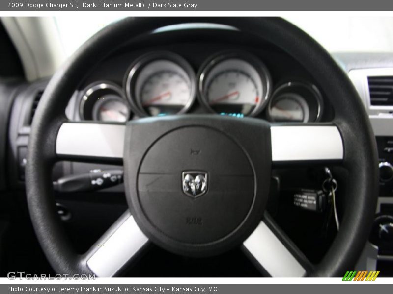 Dark Titanium Metallic / Dark Slate Gray 2009 Dodge Charger SE