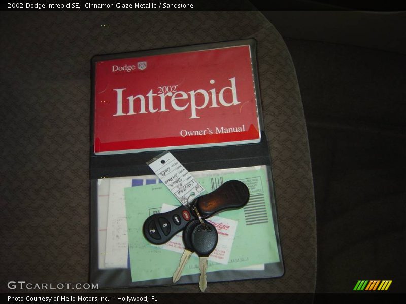 Cinnamon Glaze Metallic / Sandstone 2002 Dodge Intrepid SE