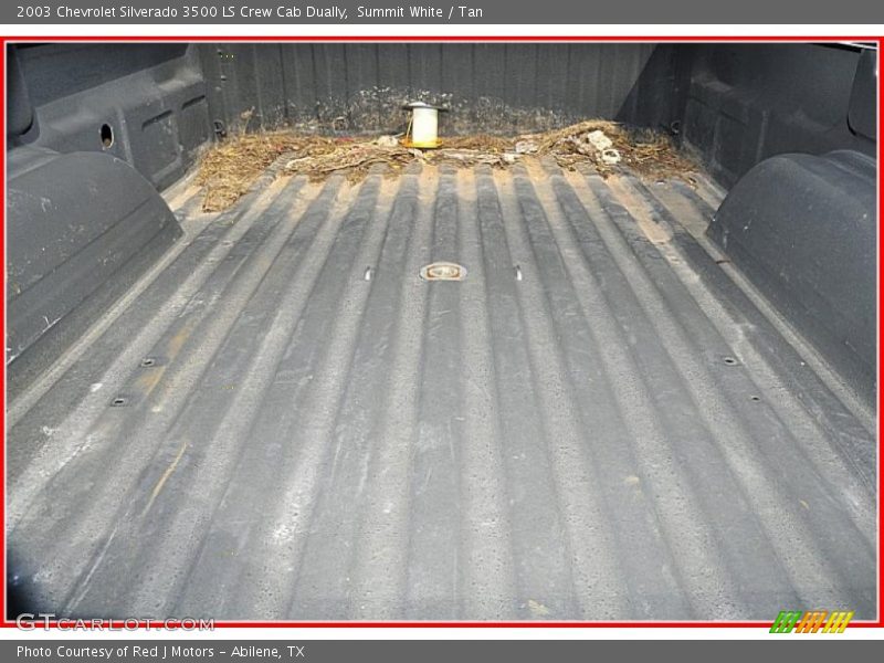 Summit White / Tan 2003 Chevrolet Silverado 3500 LS Crew Cab Dually