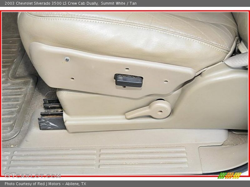 Summit White / Tan 2003 Chevrolet Silverado 3500 LS Crew Cab Dually