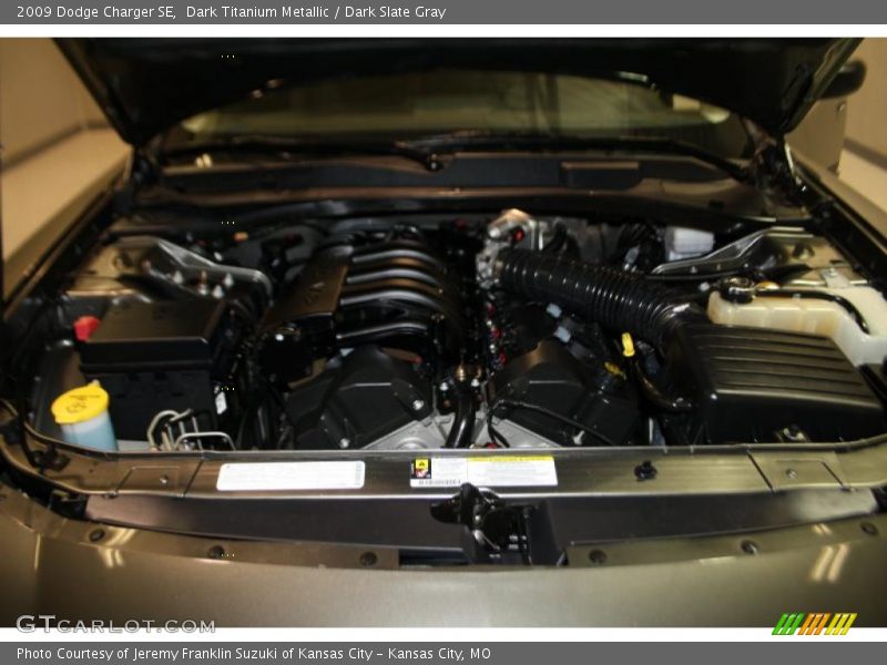 Dark Titanium Metallic / Dark Slate Gray 2009 Dodge Charger SE