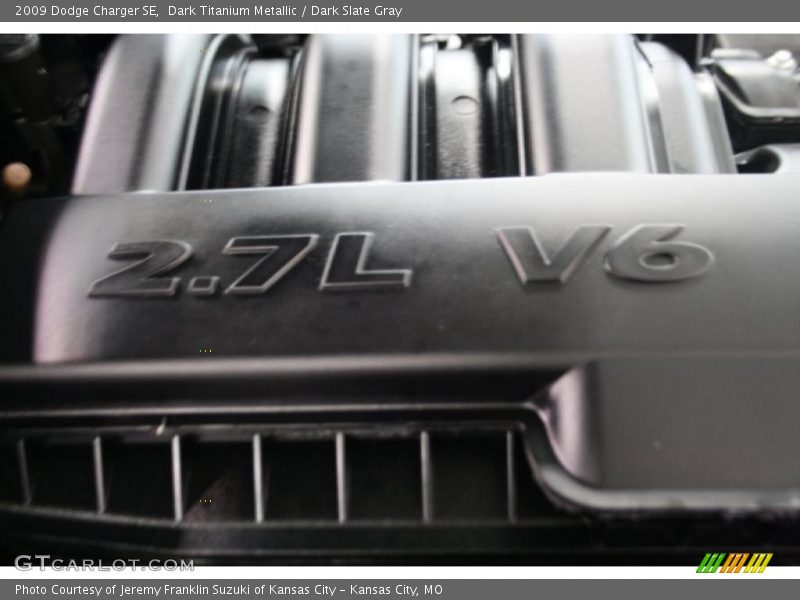 Dark Titanium Metallic / Dark Slate Gray 2009 Dodge Charger SE
