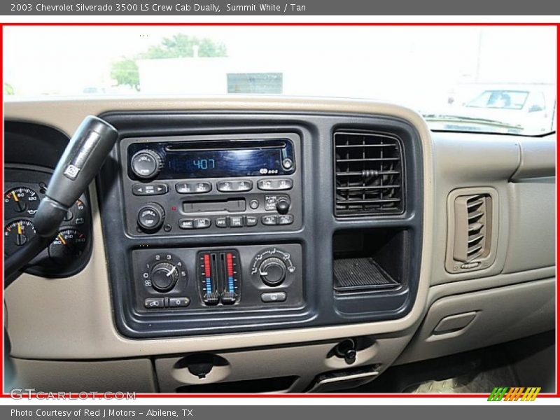 Summit White / Tan 2003 Chevrolet Silverado 3500 LS Crew Cab Dually