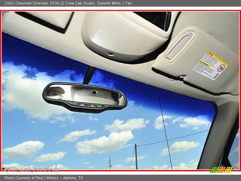 Summit White / Tan 2003 Chevrolet Silverado 3500 LS Crew Cab Dually