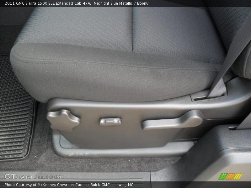 Midnight Blue Metallic / Ebony 2011 GMC Sierra 1500 SLE Extended Cab 4x4