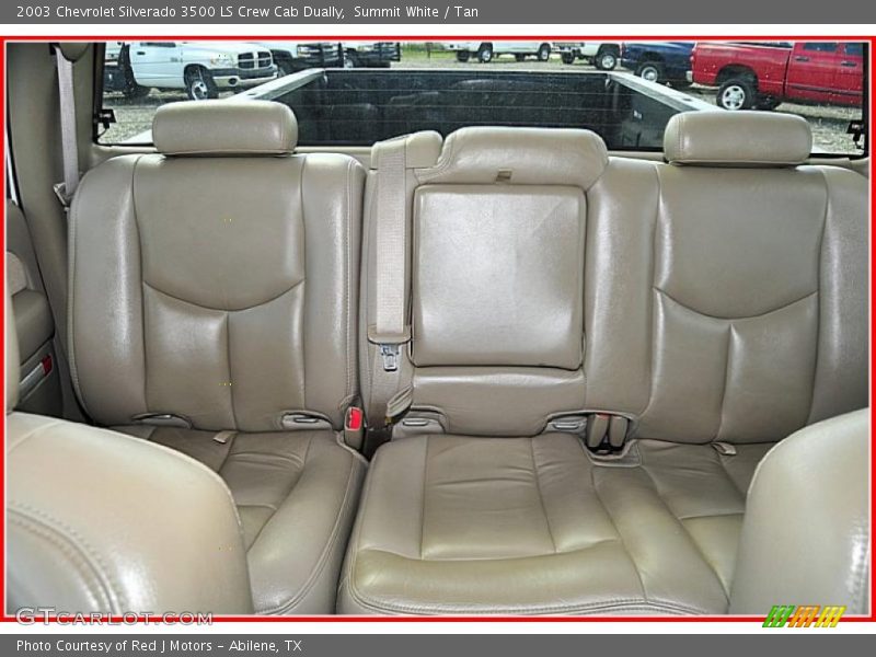 Summit White / Tan 2003 Chevrolet Silverado 3500 LS Crew Cab Dually