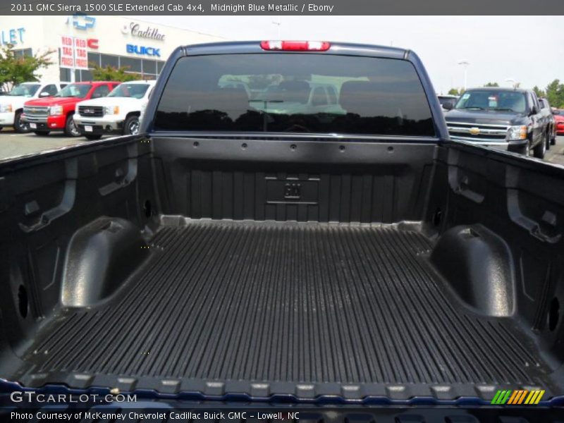 Midnight Blue Metallic / Ebony 2011 GMC Sierra 1500 SLE Extended Cab 4x4
