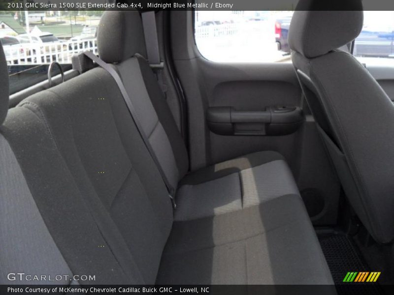 Midnight Blue Metallic / Ebony 2011 GMC Sierra 1500 SLE Extended Cab 4x4