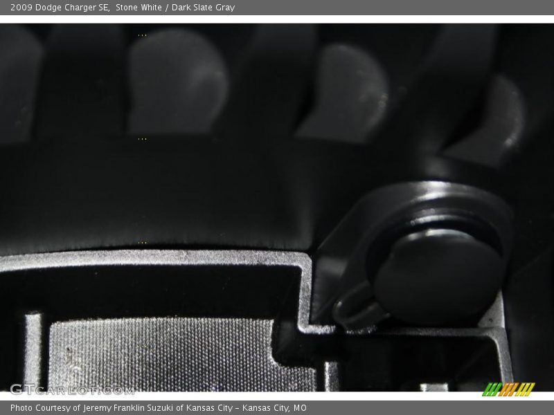 Stone White / Dark Slate Gray 2009 Dodge Charger SE