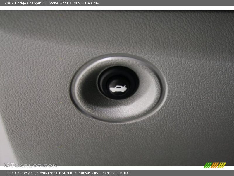 Stone White / Dark Slate Gray 2009 Dodge Charger SE