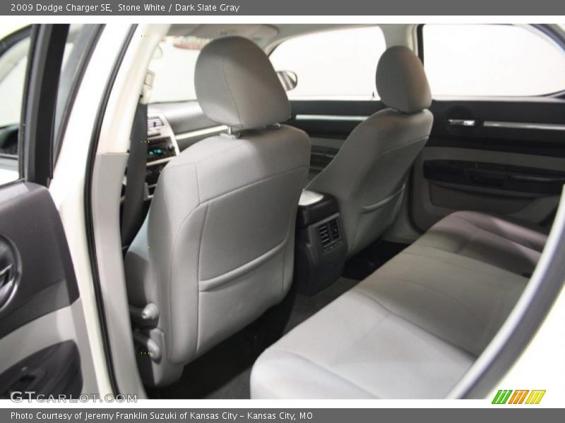 Stone White / Dark Slate Gray 2009 Dodge Charger SE