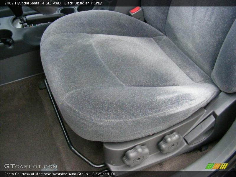 Black Obsidian / Gray 2002 Hyundai Santa Fe GLS AWD