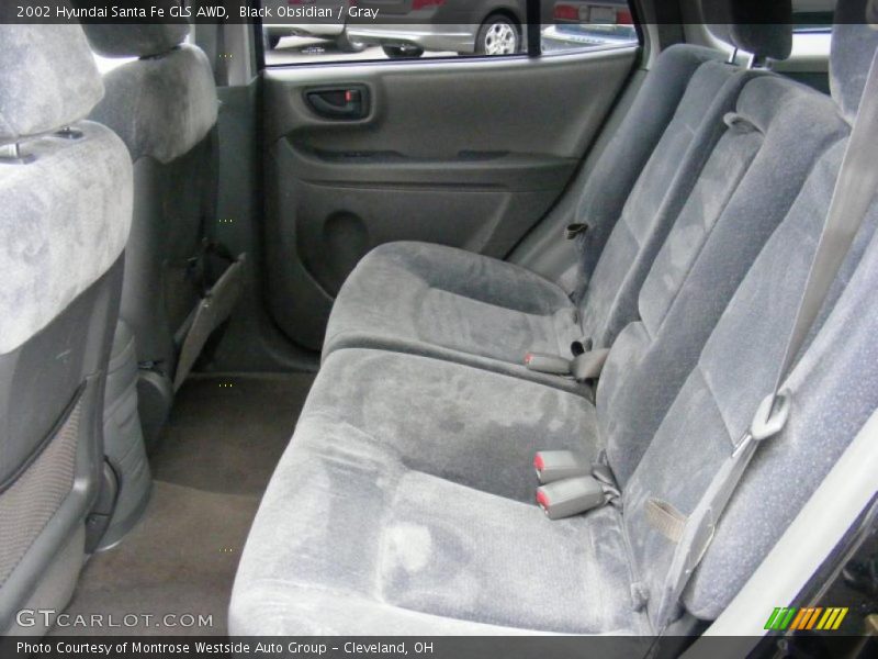 Black Obsidian / Gray 2002 Hyundai Santa Fe GLS AWD