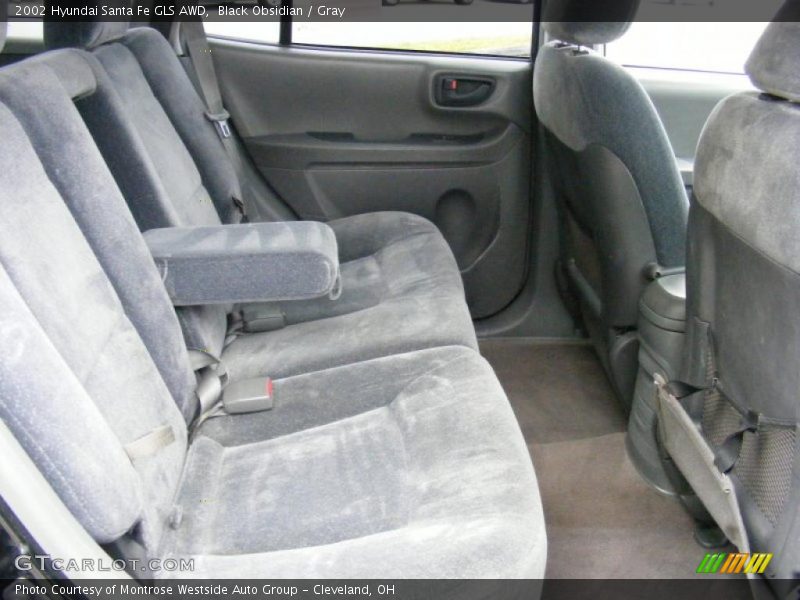 Black Obsidian / Gray 2002 Hyundai Santa Fe GLS AWD