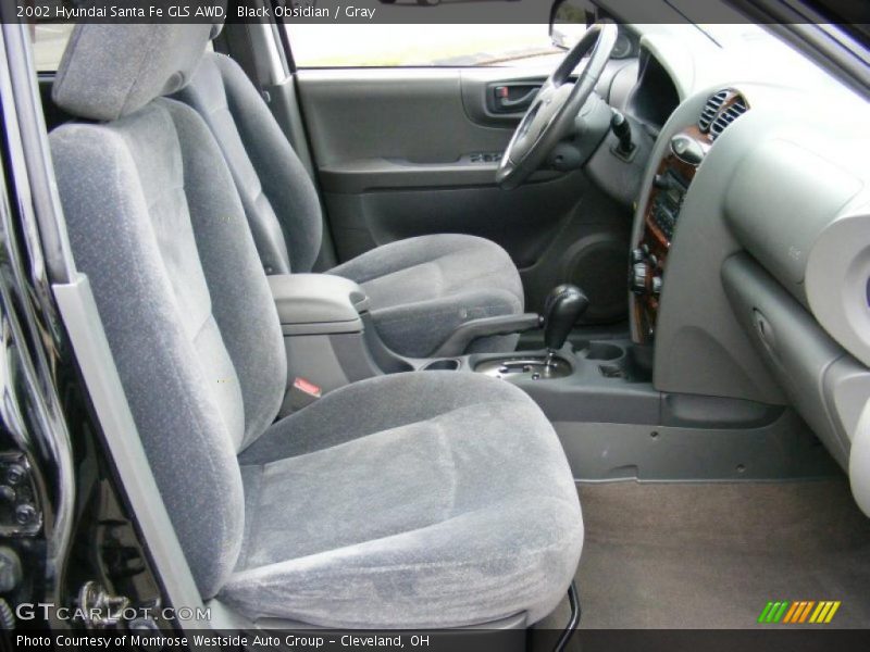 Black Obsidian / Gray 2002 Hyundai Santa Fe GLS AWD