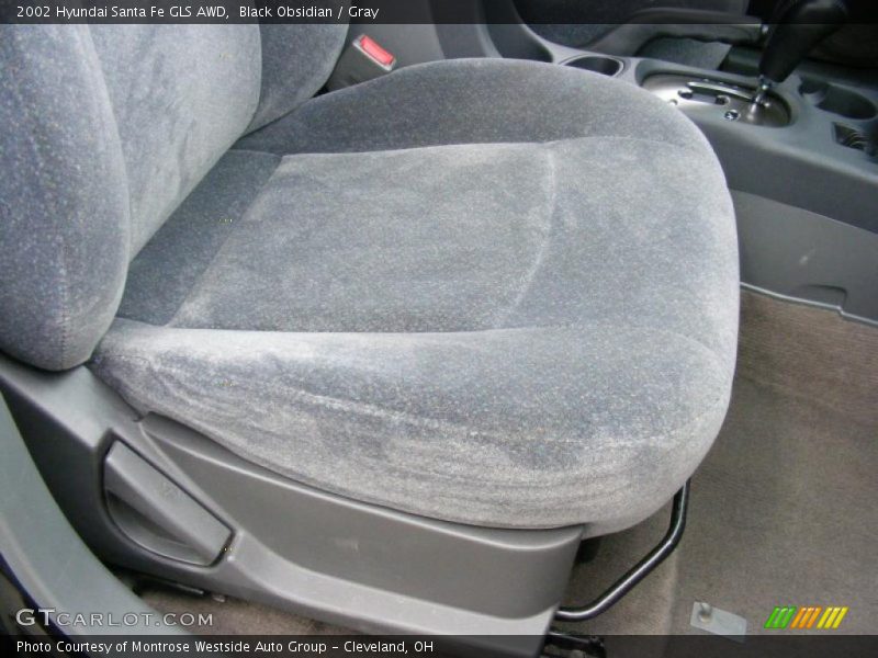 Black Obsidian / Gray 2002 Hyundai Santa Fe GLS AWD
