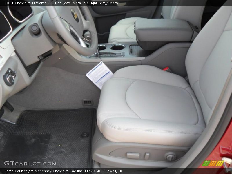 Red Jewel Metallic / Light Gray/Ebony 2011 Chevrolet Traverse LT