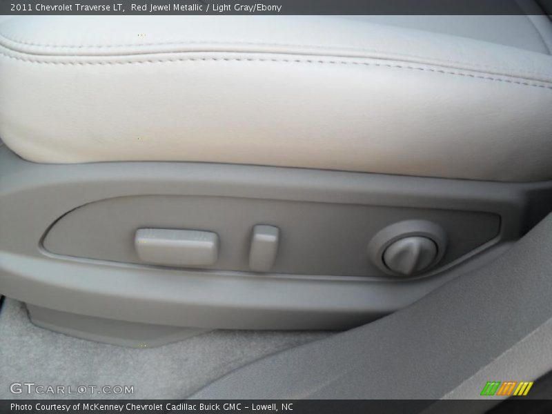 Red Jewel Metallic / Light Gray/Ebony 2011 Chevrolet Traverse LT