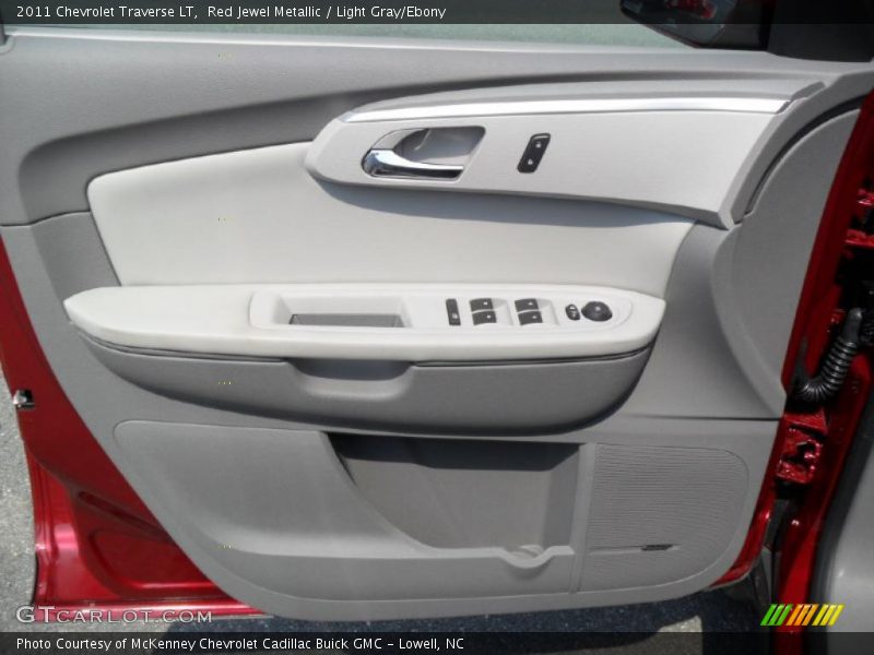 Red Jewel Metallic / Light Gray/Ebony 2011 Chevrolet Traverse LT