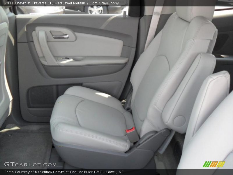 Red Jewel Metallic / Light Gray/Ebony 2011 Chevrolet Traverse LT
