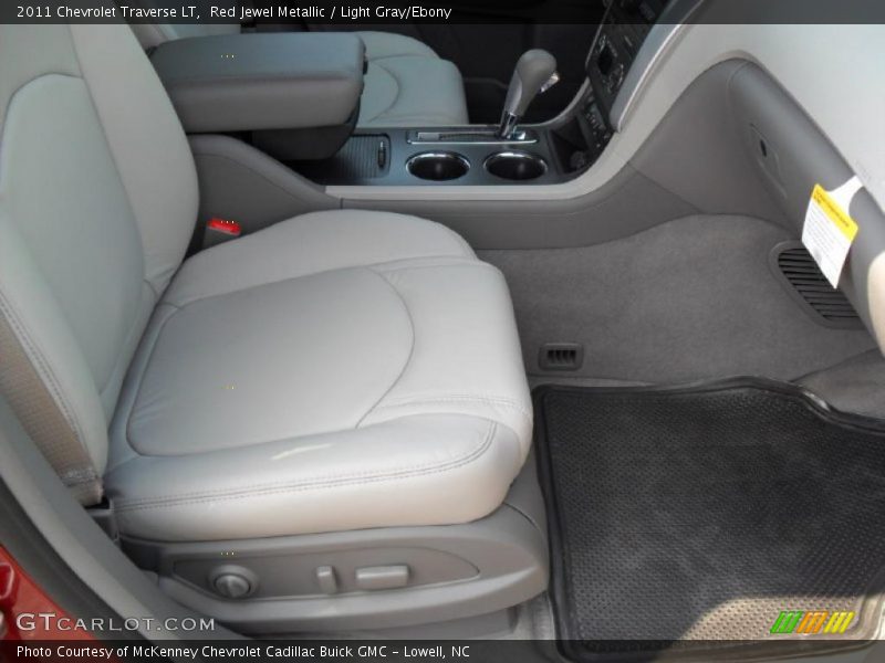 Red Jewel Metallic / Light Gray/Ebony 2011 Chevrolet Traverse LT