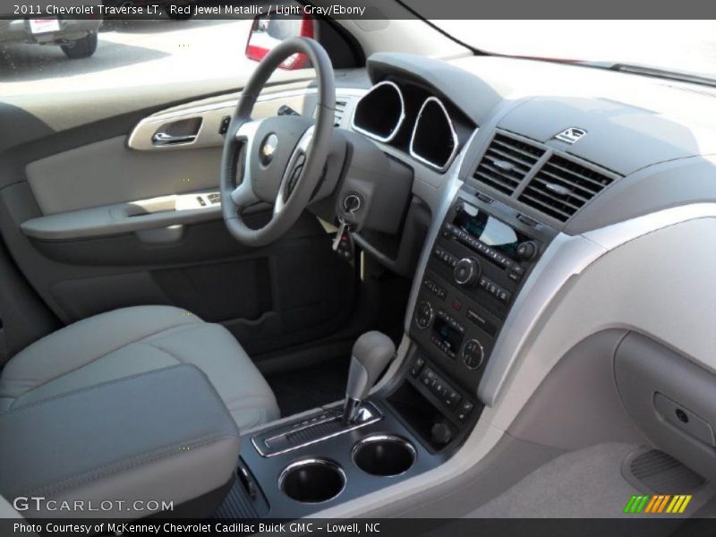 Red Jewel Metallic / Light Gray/Ebony 2011 Chevrolet Traverse LT