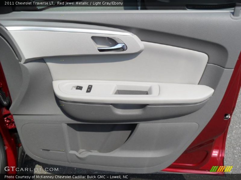 Red Jewel Metallic / Light Gray/Ebony 2011 Chevrolet Traverse LT