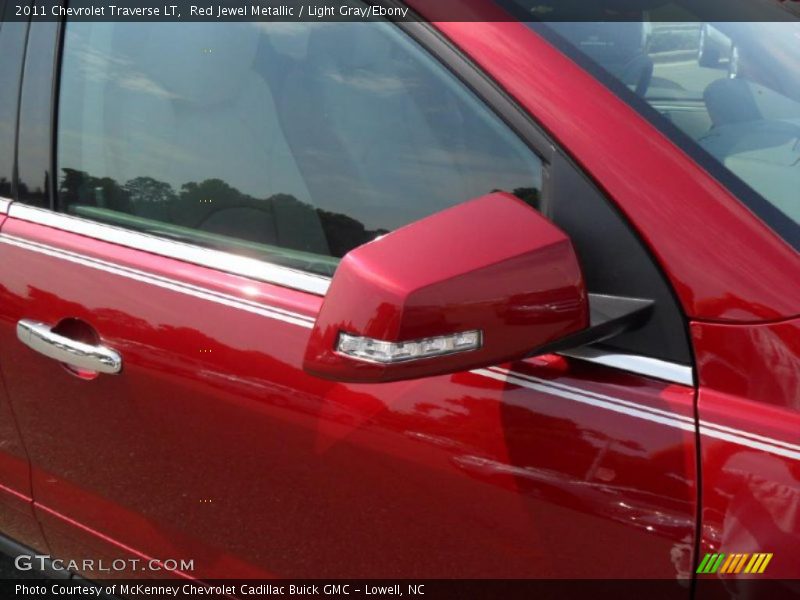 Red Jewel Metallic / Light Gray/Ebony 2011 Chevrolet Traverse LT