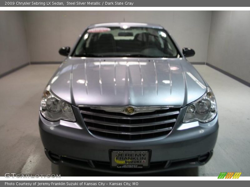 Steel Silver Metallic / Dark Slate Gray 2009 Chrysler Sebring LX Sedan