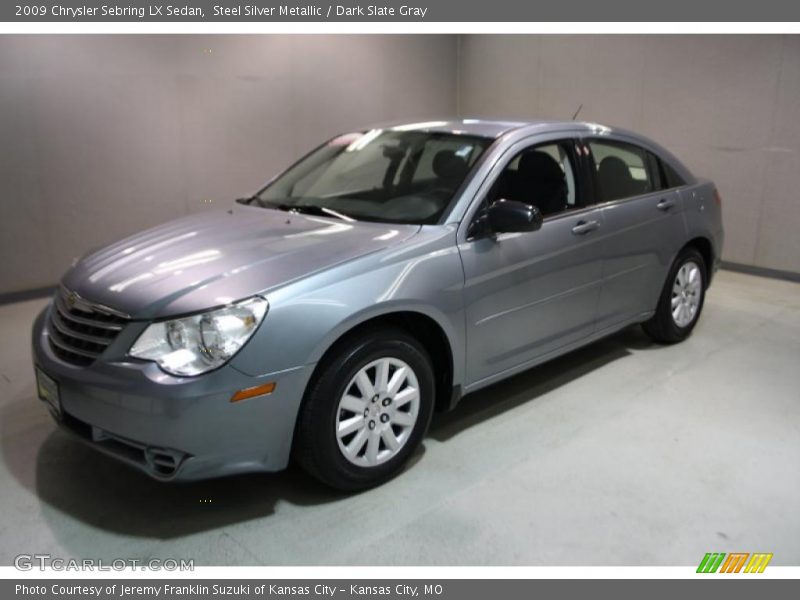 Steel Silver Metallic / Dark Slate Gray 2009 Chrysler Sebring LX Sedan