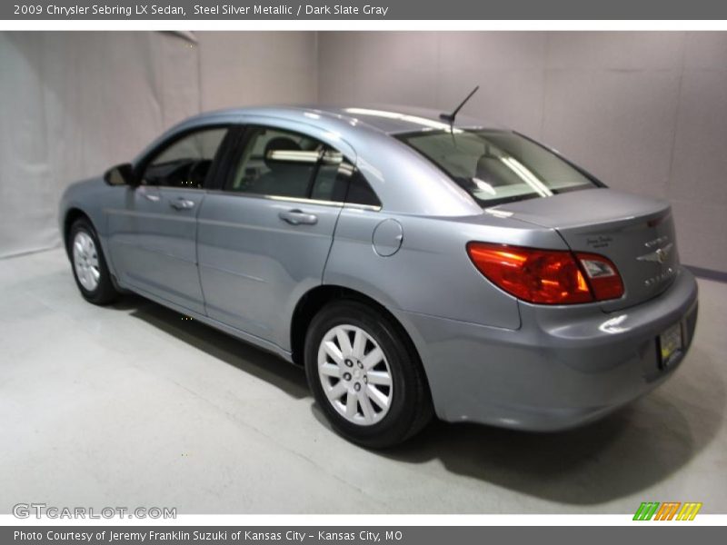 Steel Silver Metallic / Dark Slate Gray 2009 Chrysler Sebring LX Sedan